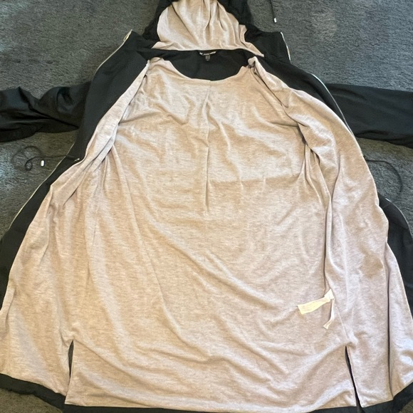 TRF Outerwear (ZARA) Long Zip Modern Trench Coat Size S/M - Picture 5 of 8